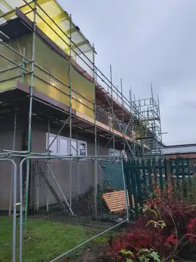 Click Here To Enlarge This Photo Of Scaffolding For A School In Sutton Ashfield&colon; A Look Back